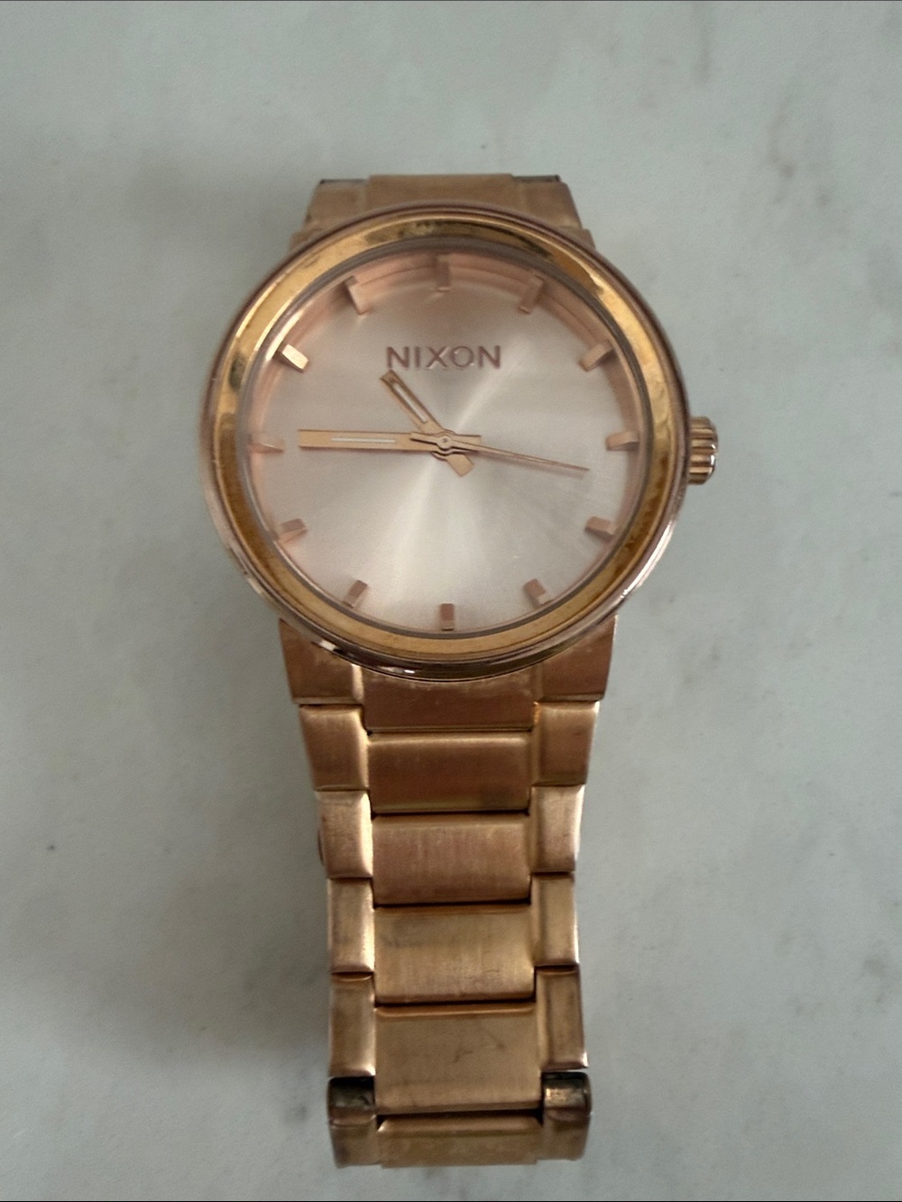 Nixon Rose Gold Tone Bracelet Watch